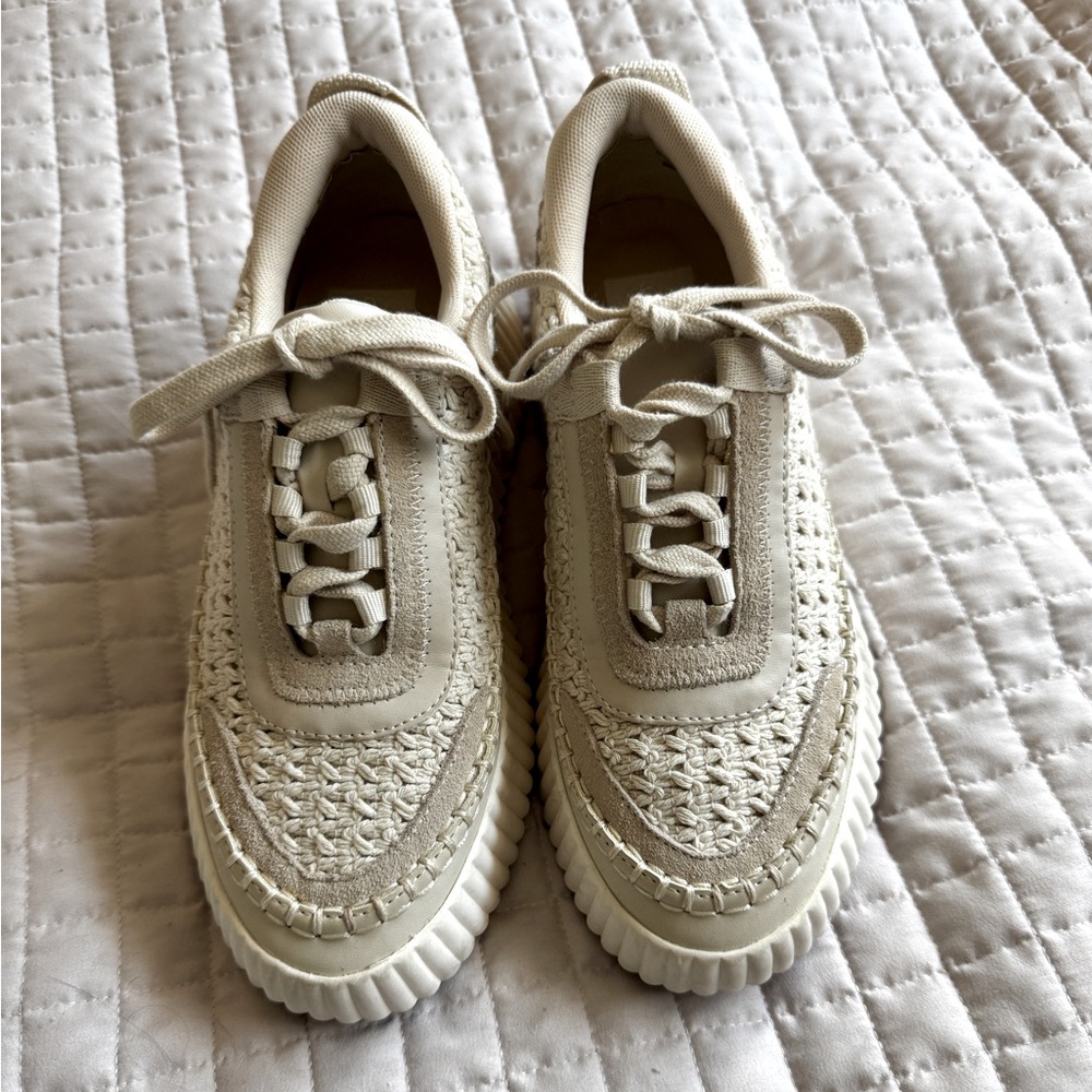 Dolce Vita Dolen Sneakers in Sandstone Knit - 7